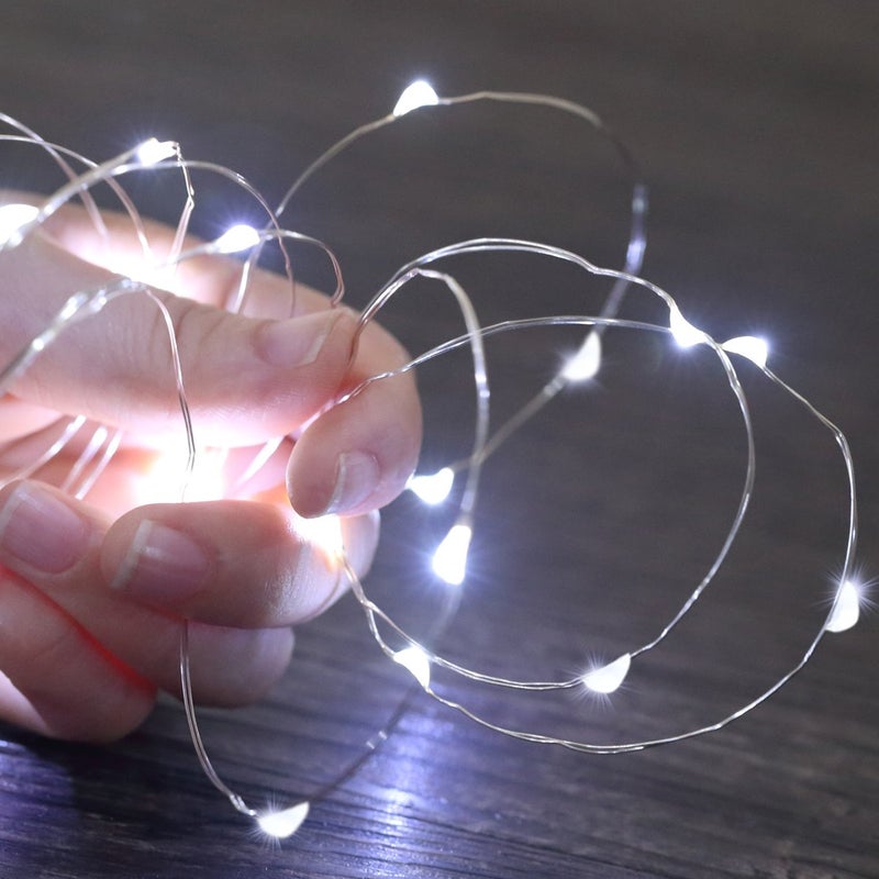 AMIR Upgraded Solar String Lights,78.6ft 240 LED Copper Wire Lights, 8 Modes Starry Lights, Waterproof IP65 Fairy Christams Decorative Lights for Outdoor, Wedding, Homes, Party, Halloween (White) - Image 4